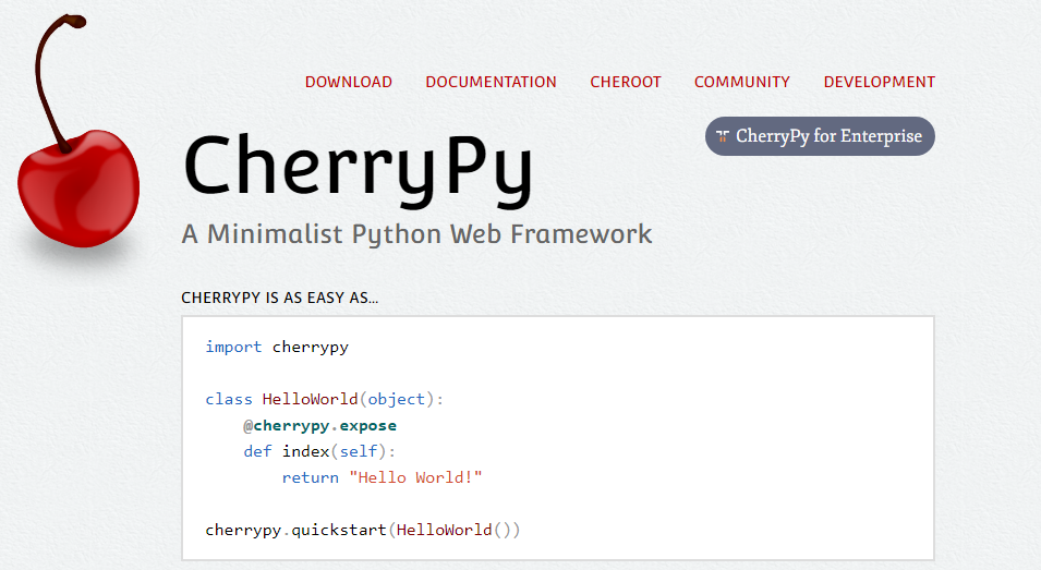 CherryPy