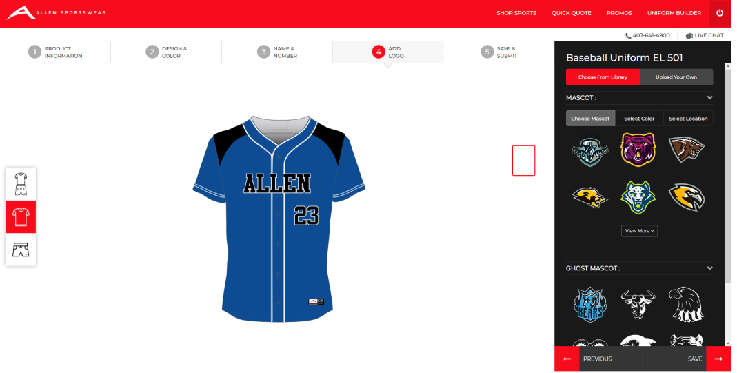 Custom Jersey Design